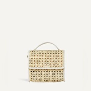 Bembien Ana Crossbody in Cream Rattan-Perfect condition! color sold out online!!